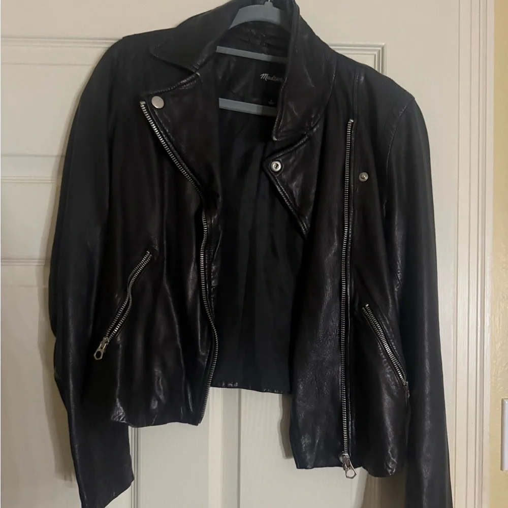 Black Leather Jacket - Picture 1 of 3